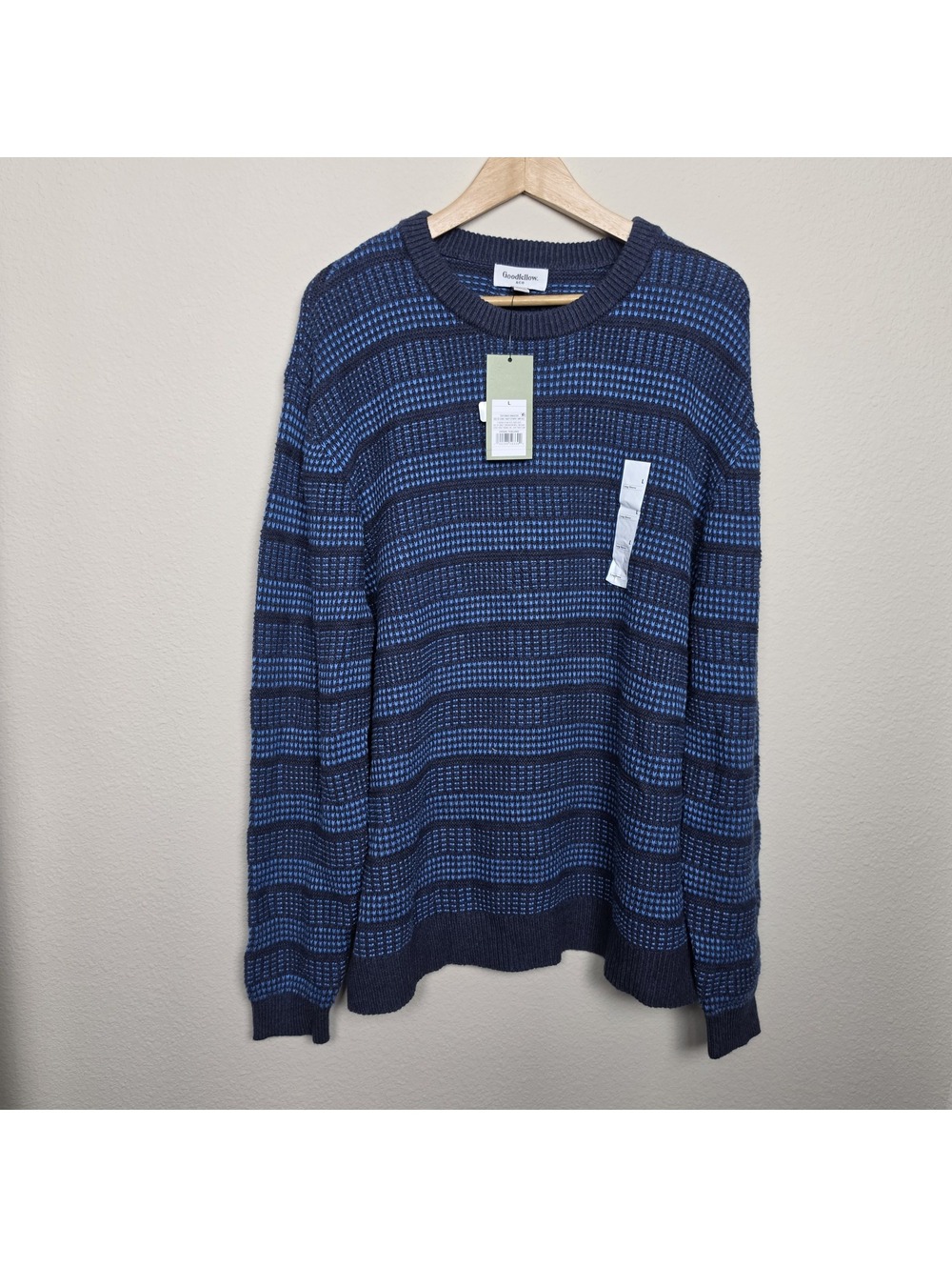 Goodfellow & Co Men's Textured Crewneck Sweater L